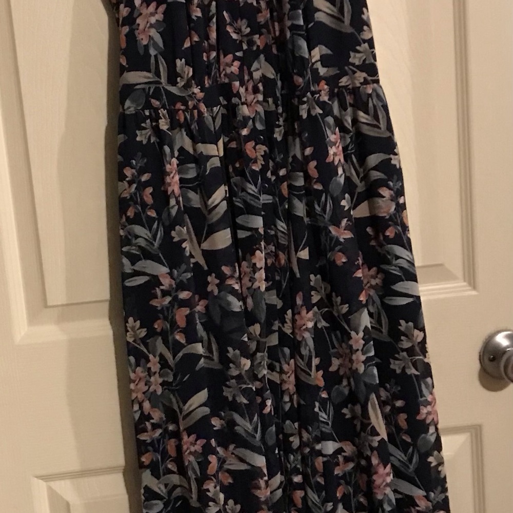 Gal Meets Glam Navy Floral Dress